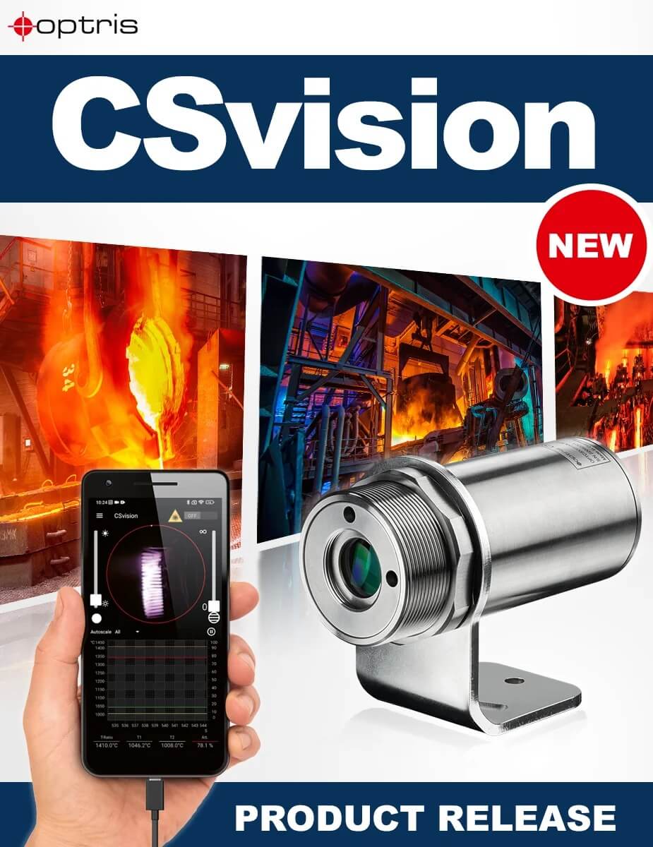 optris 推出全新高溫雙色紅外測溫儀